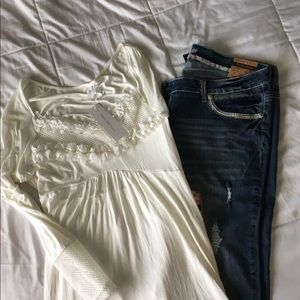 Amethyst 18 plus capris and a 2x blouse (Rosegal)